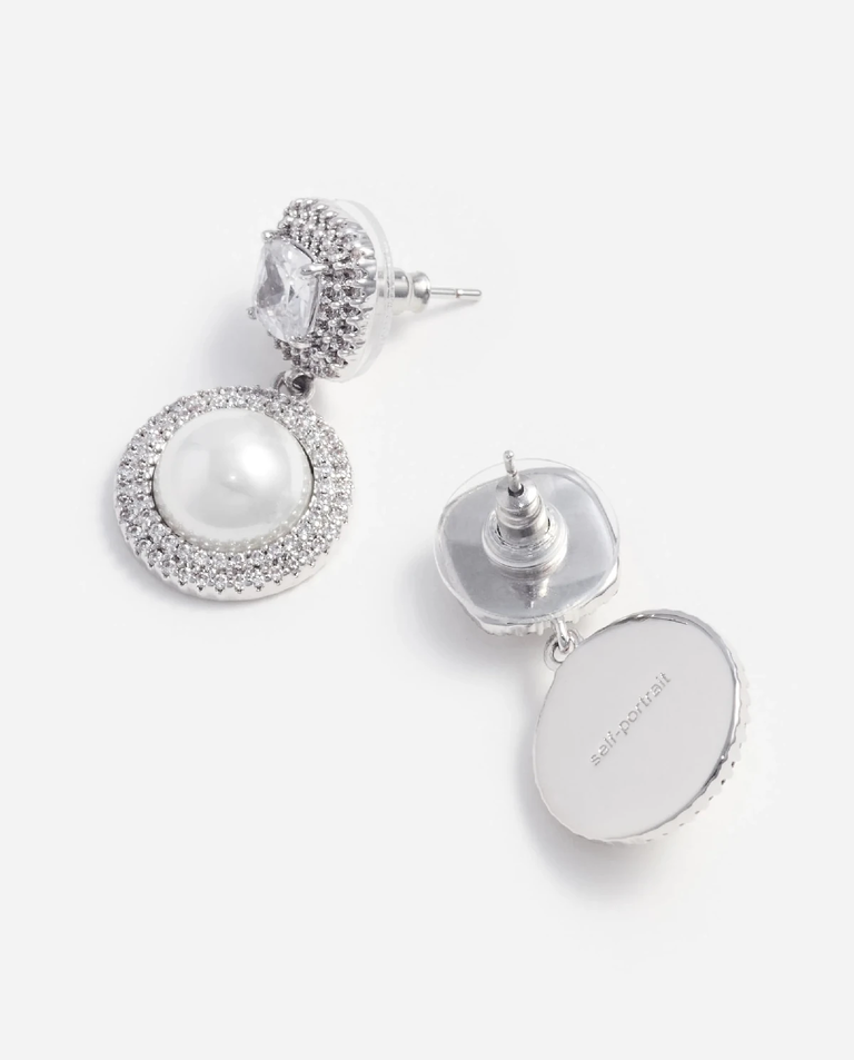 Wiszące kolczyki z kryształkami - Image #3