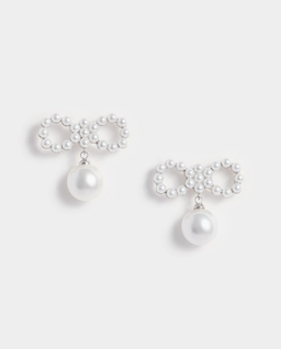 Kryształowe kolczyki kokardki - Image #0