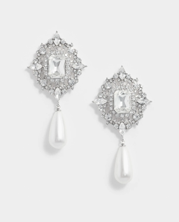 Wiszące kolczyki z kryształkami - Image #0