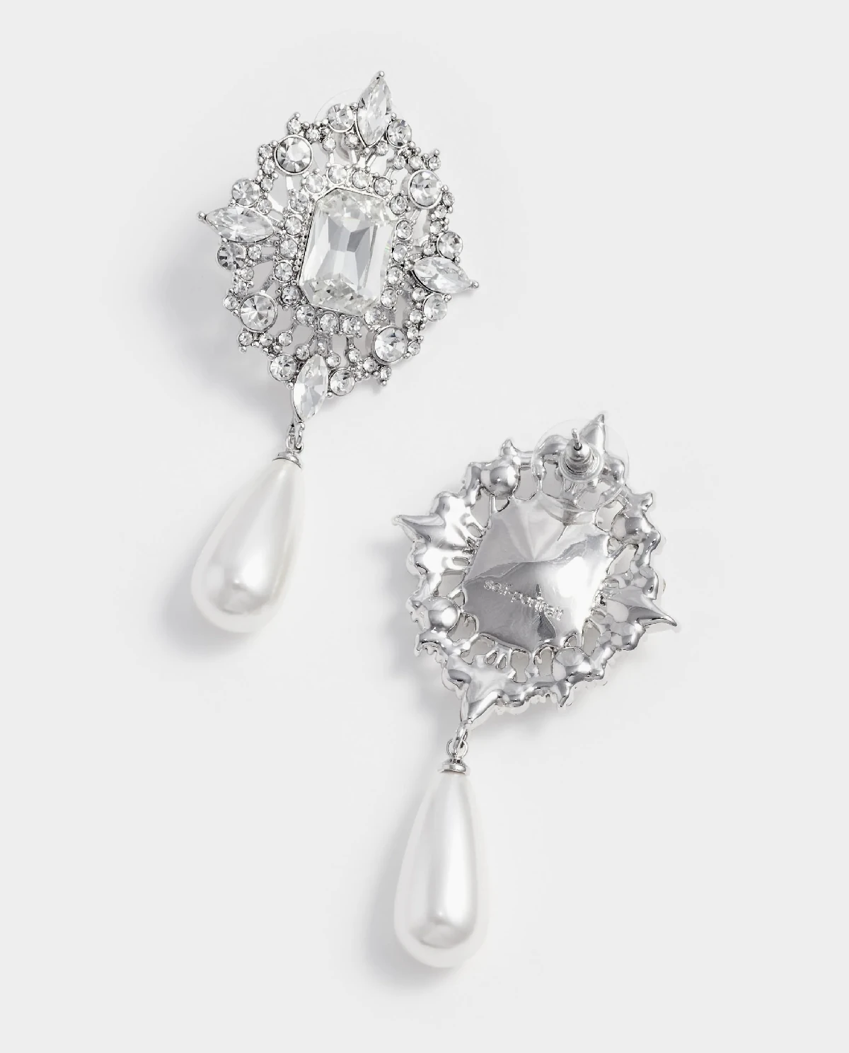 Wiszące kolczyki z kryształkami - Image #3