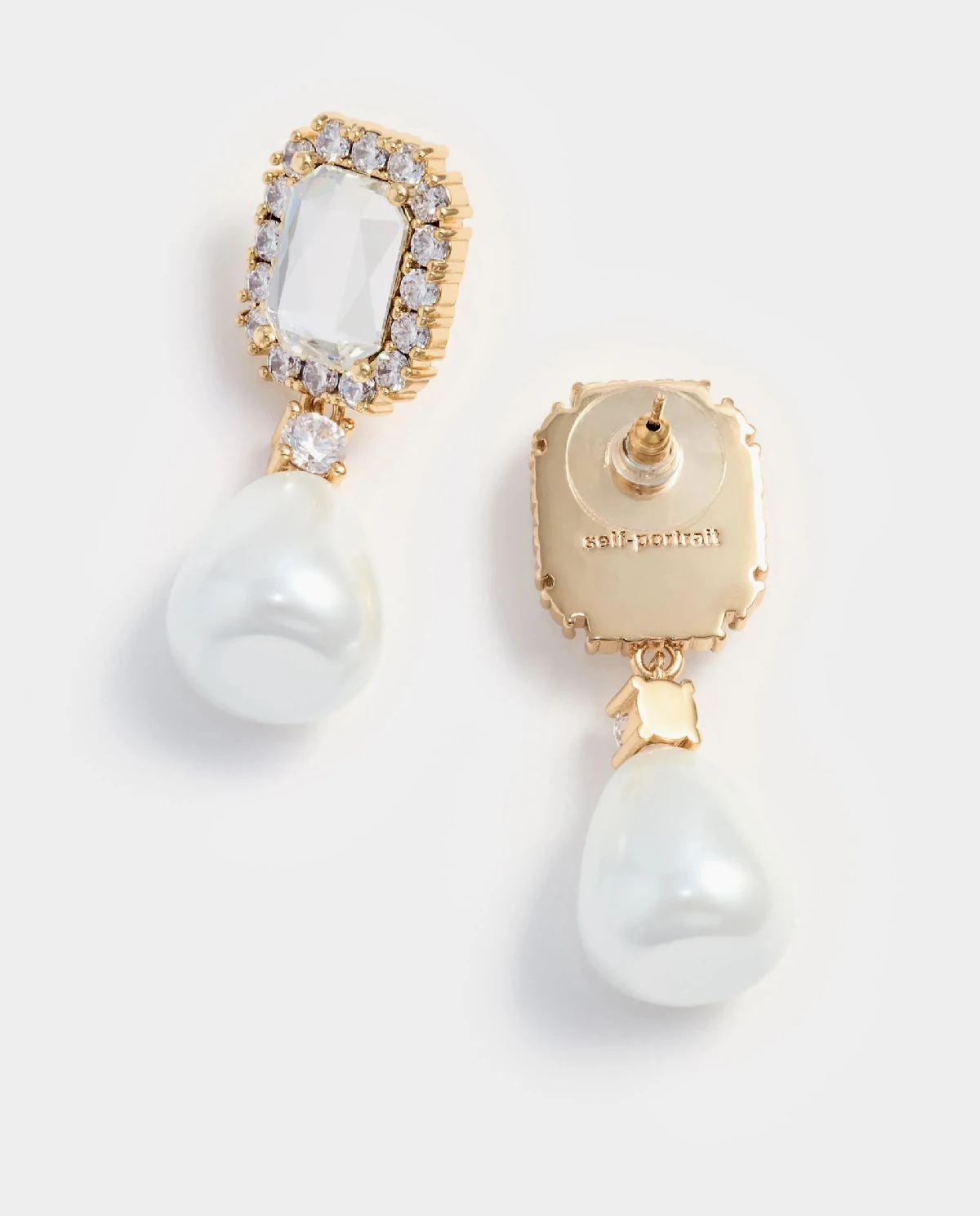 Kolczyki zdobione kryształkami - Image #3