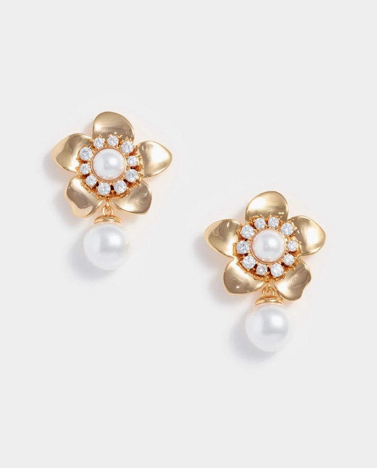 Kolczyki w kształcie kwiatów