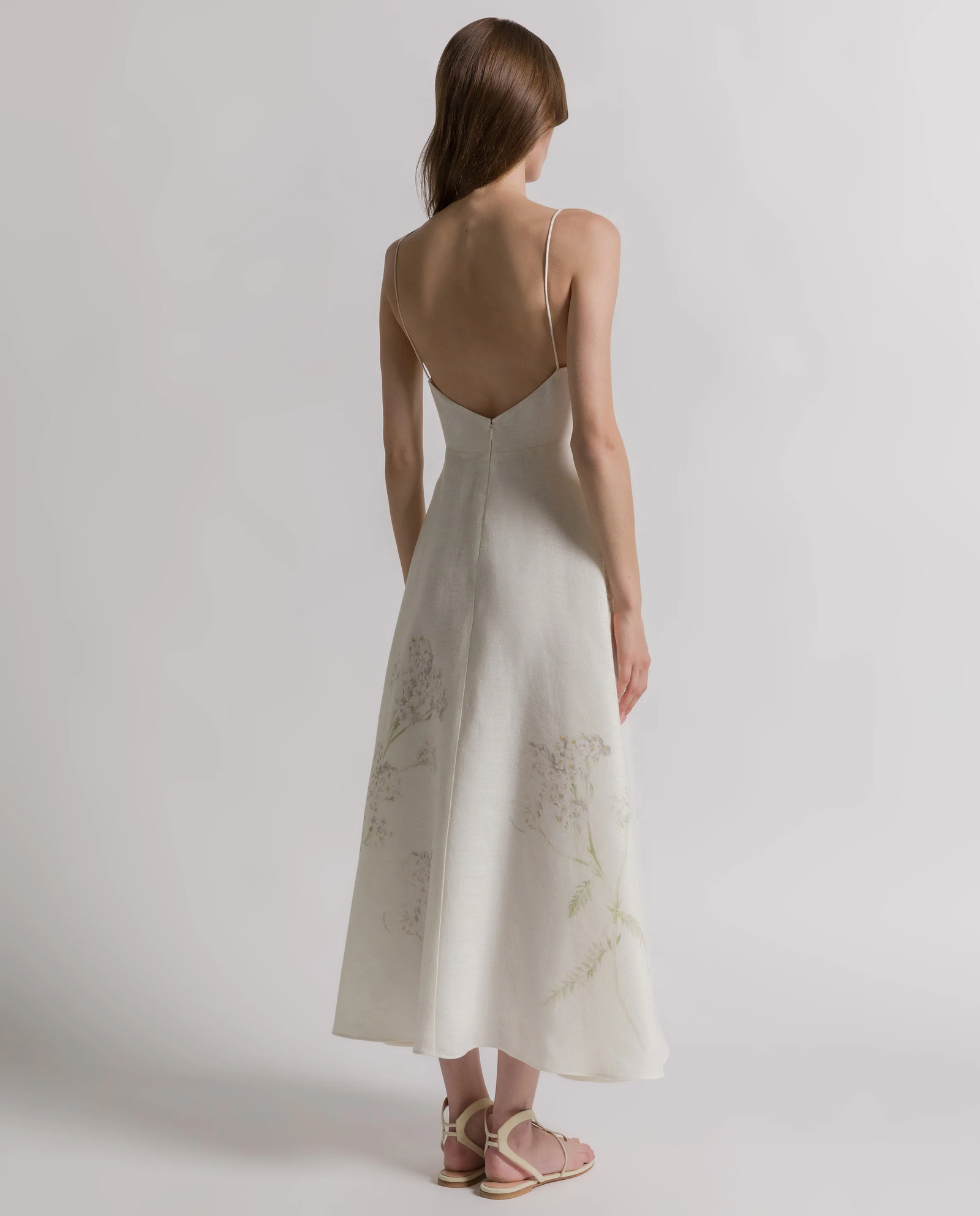 Lniana sukienka z kwiatowym wzorem - Image #2