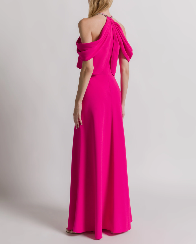 Różowa suknia z ozdobną kokardą - Image #2