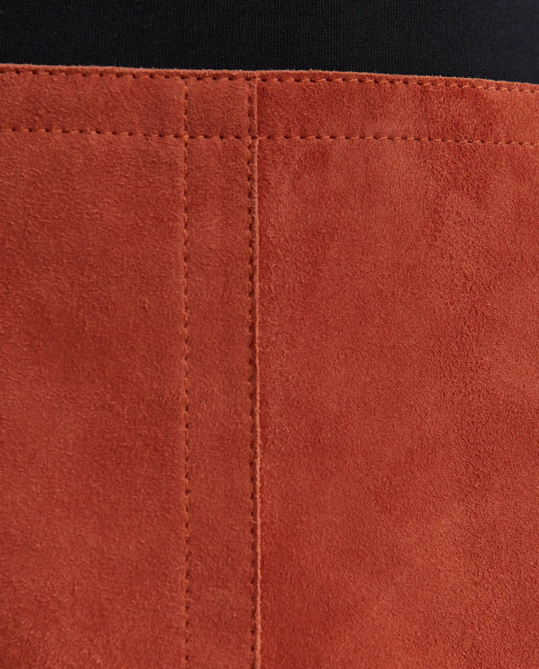 Zamszowa spódnica mini - Image #3