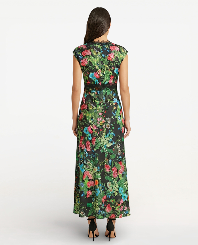 Sukienka z kwiatowym printem Fiorella - Image #2