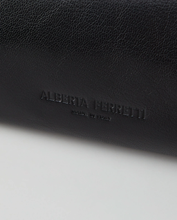 Czarna skórzana torebka - Image #5