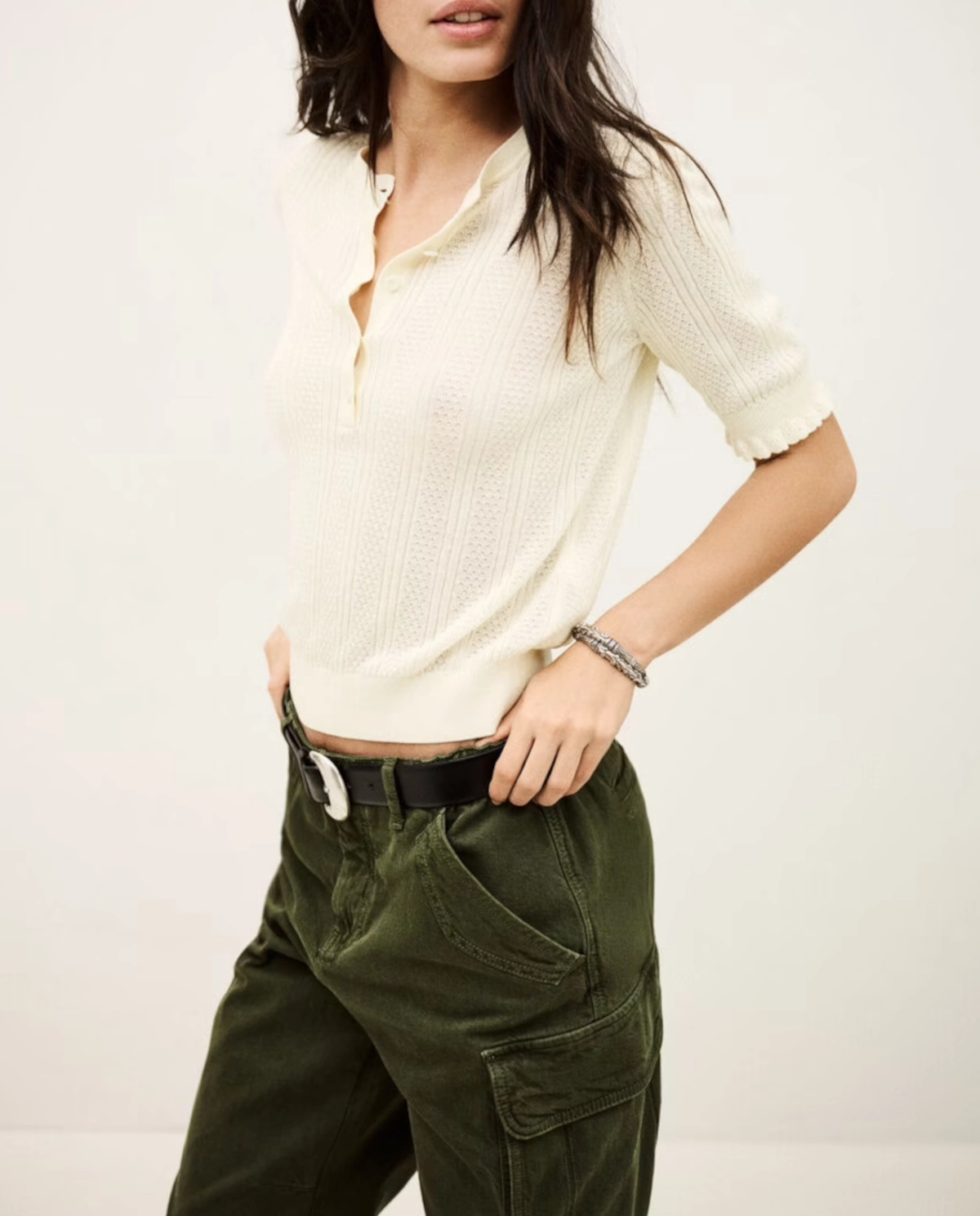 Beżowy kardigan Val - Image #2