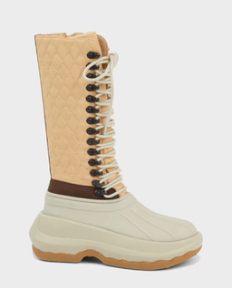 Beżowe sznurowane kozaki Hunter x Kenzo - Image #0