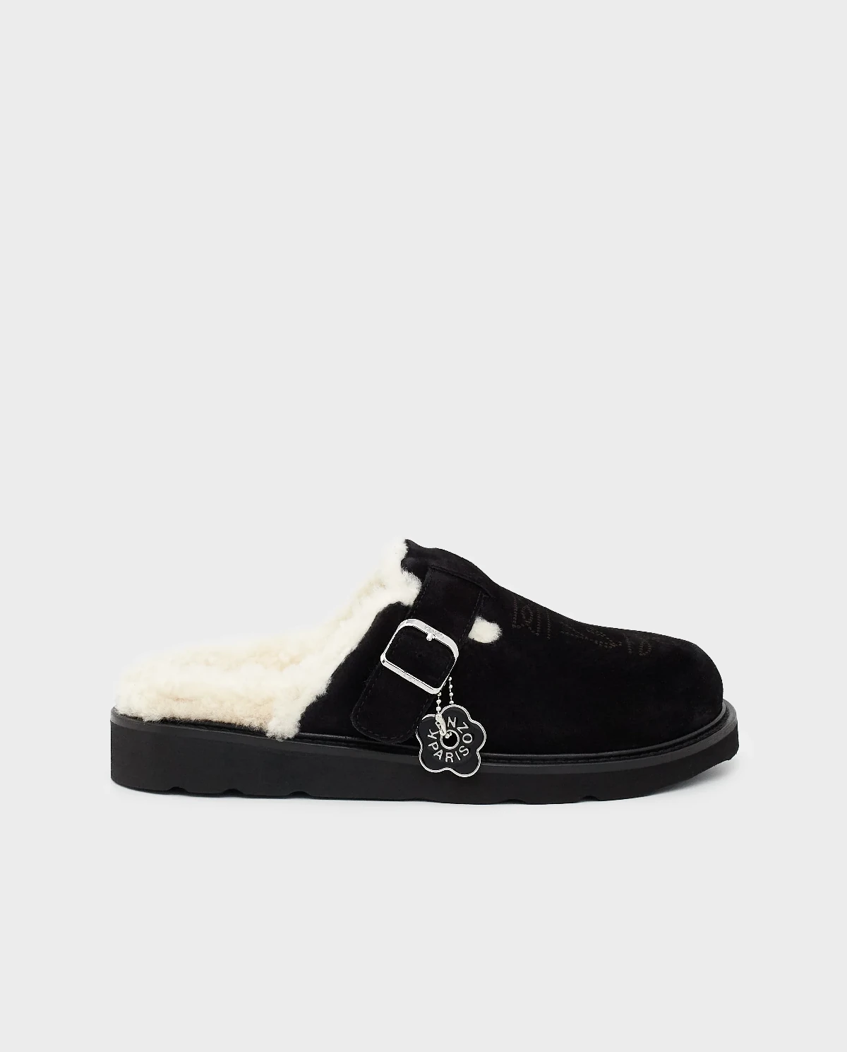 Zamszowe mule z kożuchem Kenzo Matto - Image #0