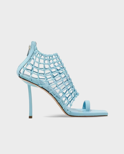 Niebieskie sandały na szpilce 100 - Image #0