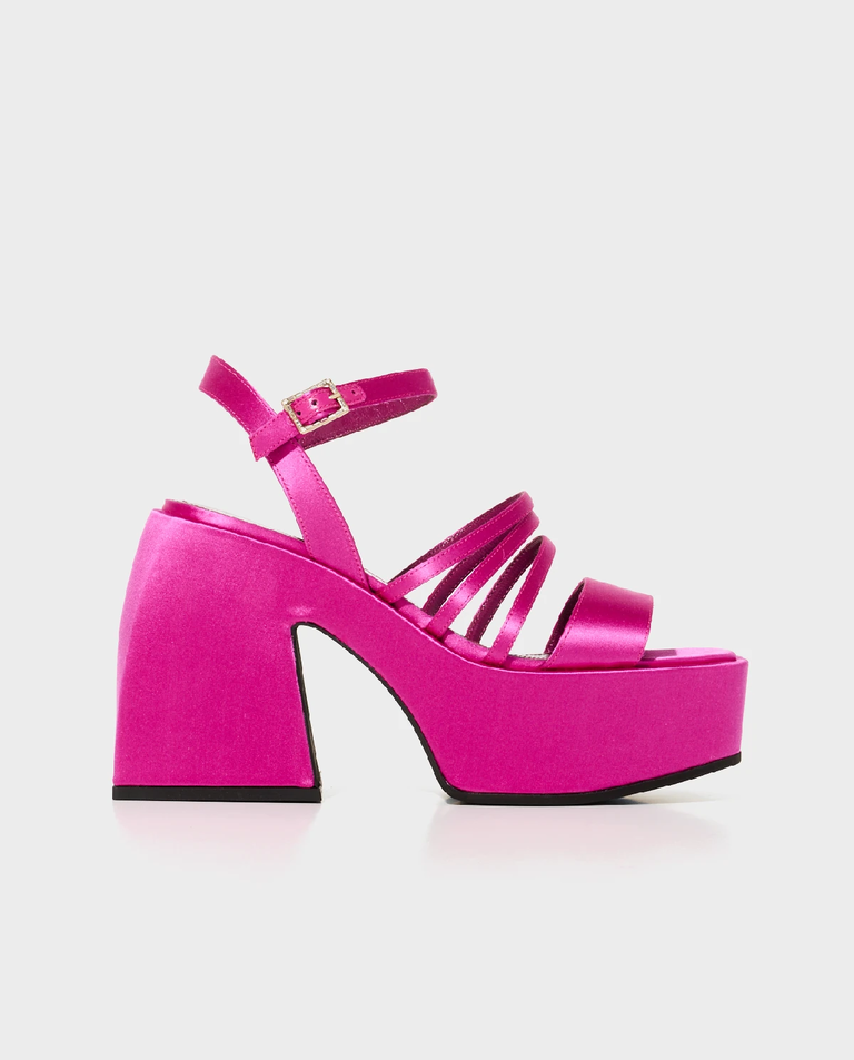 Różowe sandały na platformie Bulla Chibi