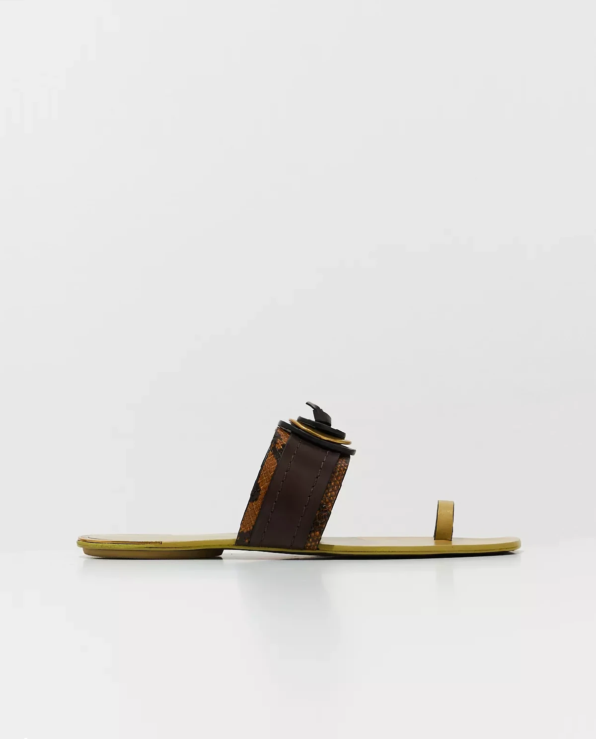 Skórzane klapki - Image #0