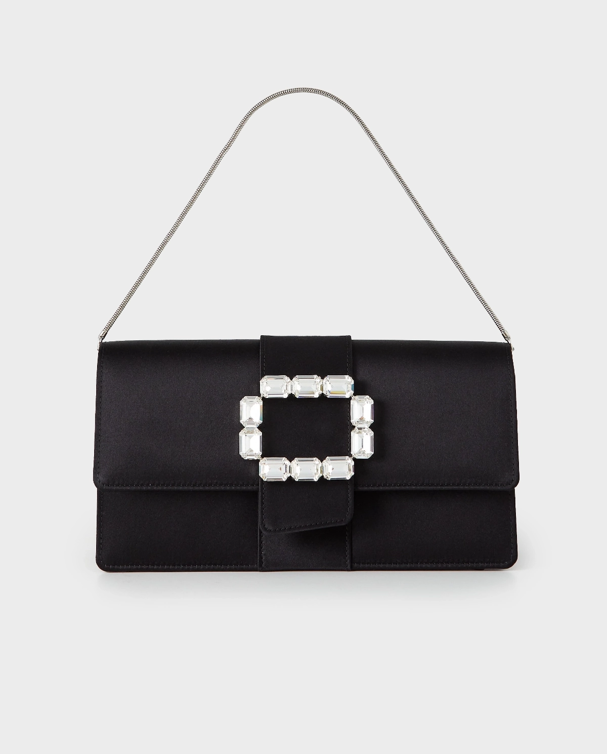 Czarna satynowa kopertówka Maycapjou ‌ - Image #0