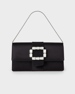 Czarna satynowa kopertówka Maycapjou ‌ - Image #0