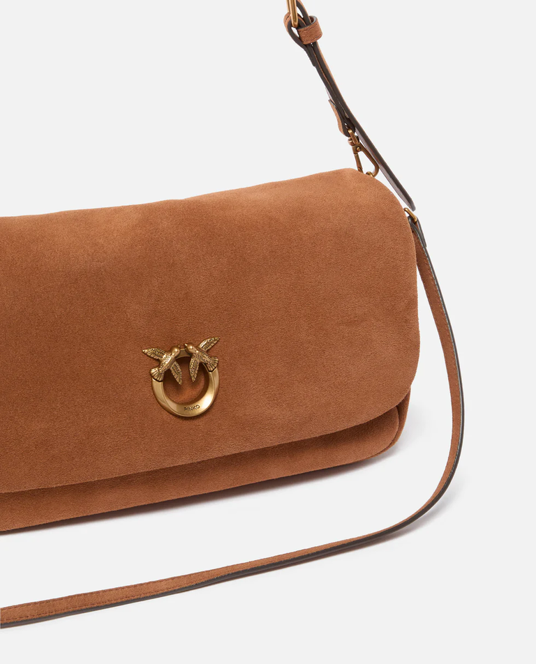 Brązowa torebka Love Bag Click Soft Horizontal Handle medium - Image #2