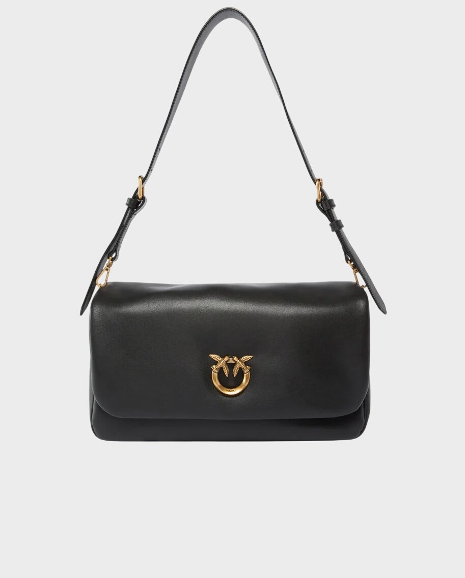 Czarna torebka Love Bag Click Soft Horizontal Handle medium - Image #0