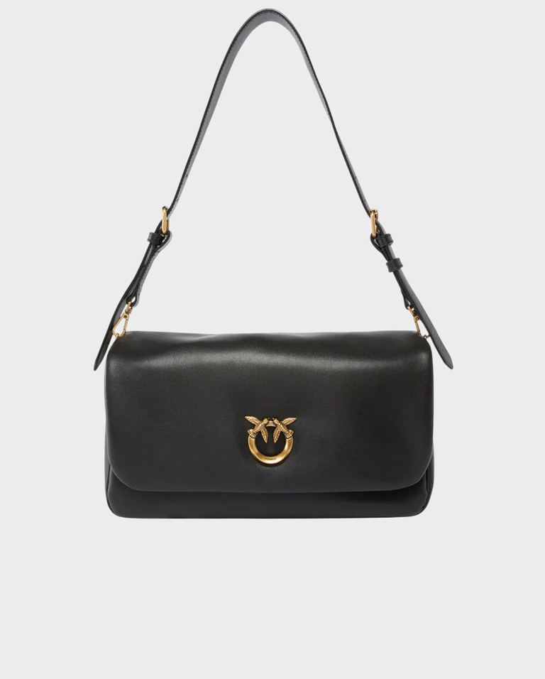 Czarna torebka Love Bag Click Soft Horizontal Handle medium