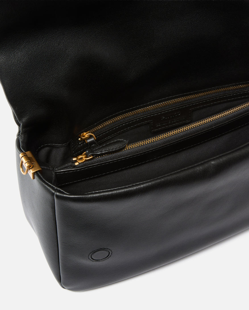 Czarna torebka Love Bag Click Soft Horizontal Handle medium - Image #3