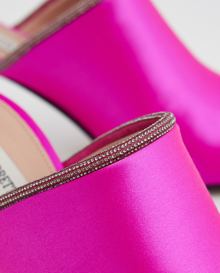 Różowe mule z kryształkami - Image #2