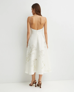 Lniana sukienka z kwiatowym wzorem - Image #2