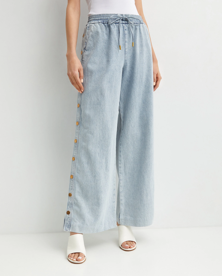 Jasnoniebieskie jeansy Rebellion Snap