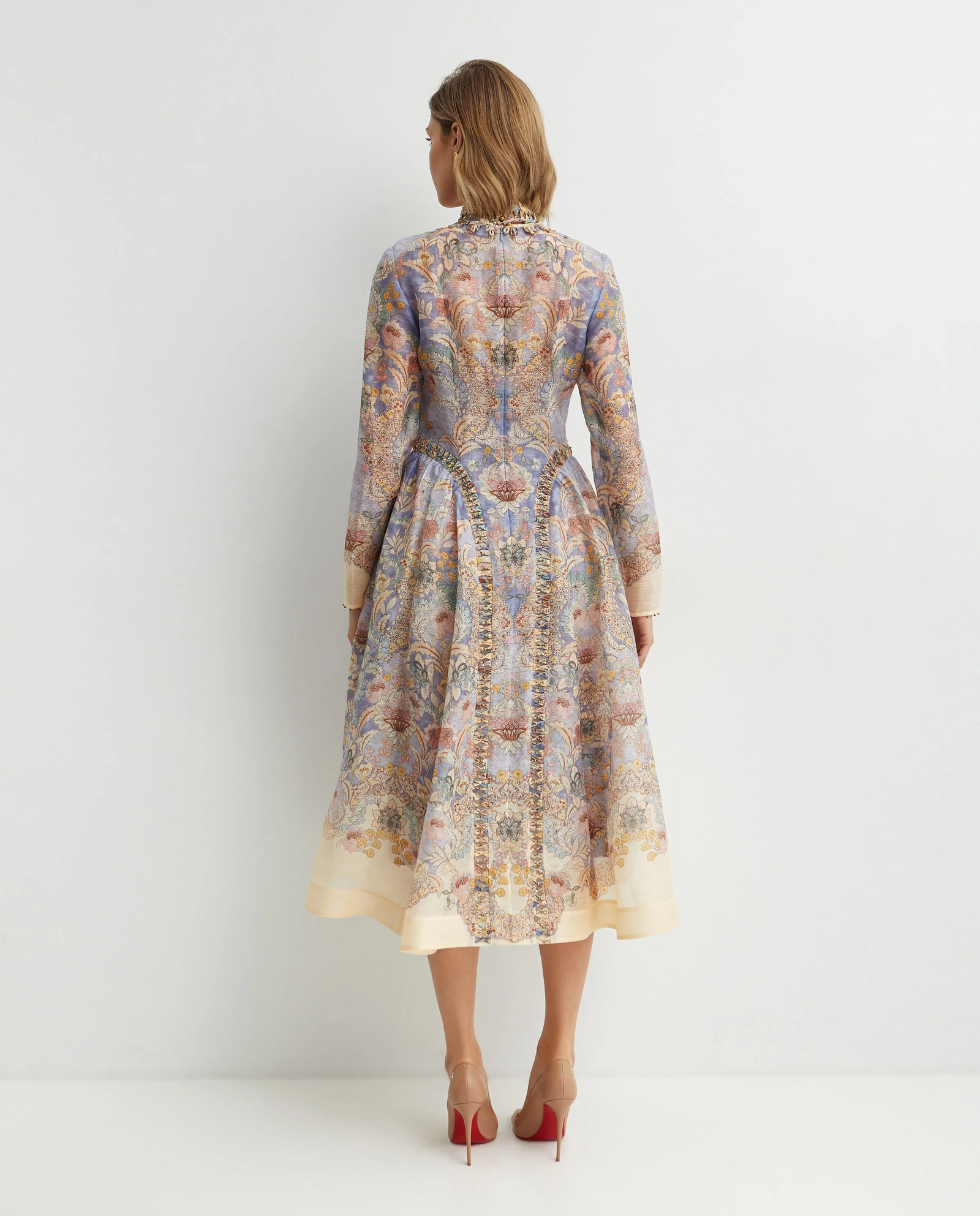 Sukienka w kwiaty Rebellion midi - Image #3