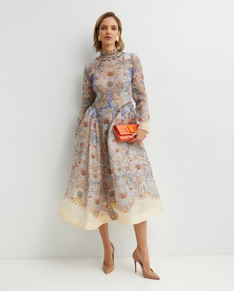 Sukienka w kwiaty Rebellion midi - Image #2