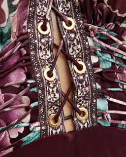 Jedwabna sukienka maxi - Image #4