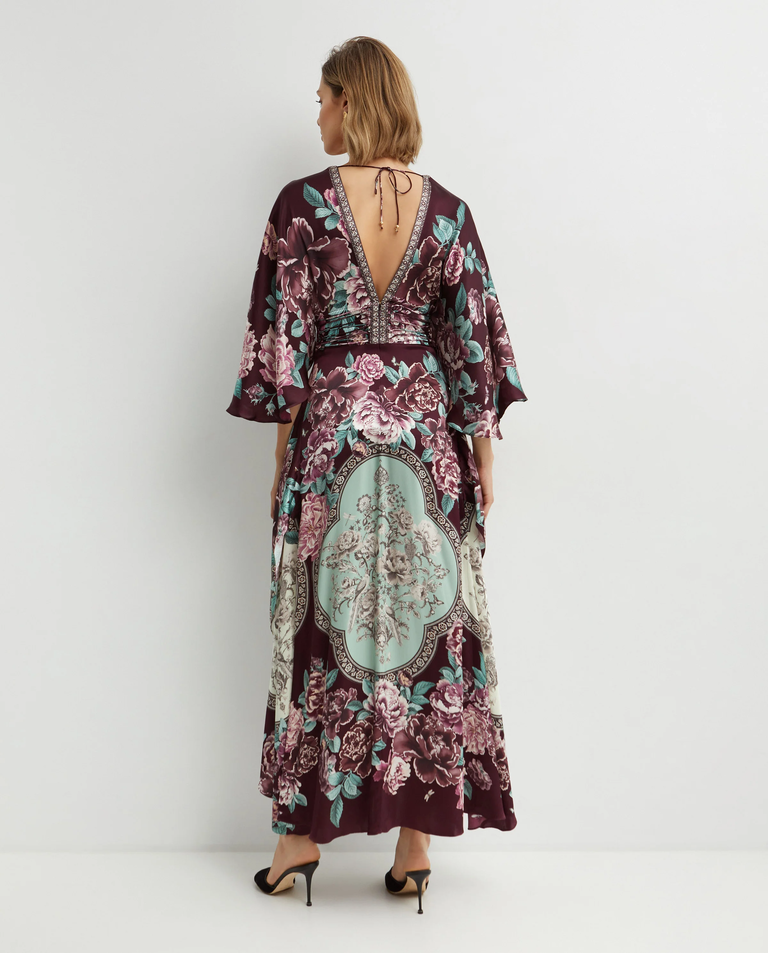 Jedwabna sukienka maxi - Image #3