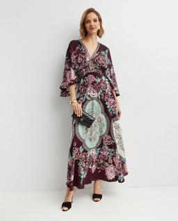 Jedwabna sukienka maxi - Image #2