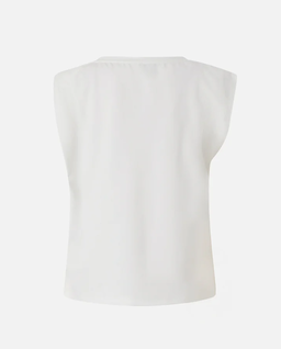 Biała bluzka Melody ze złotym detalem - Image #1