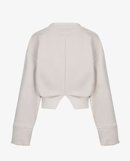 Beżowa bluza z rozcięciem Sculp - Image #5