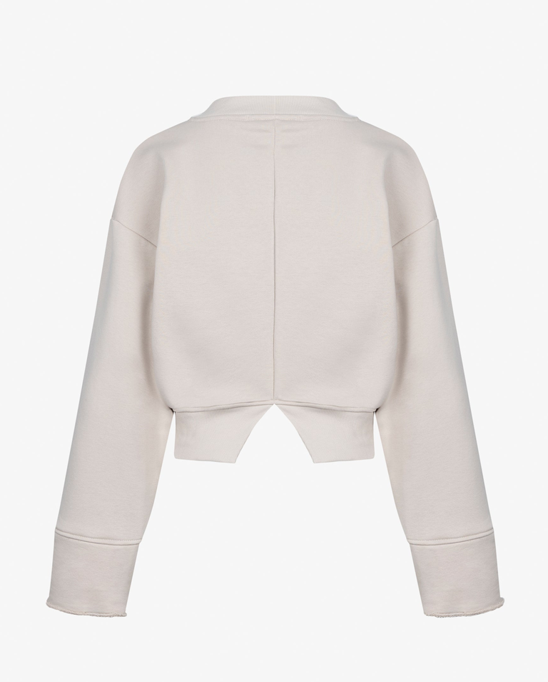 Beżowa bluza z rozcięciem Sculp - Image #5