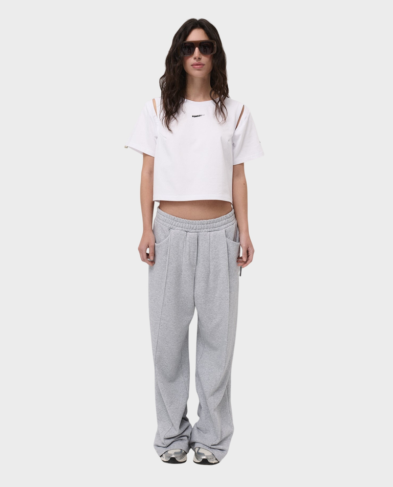 Szare spodnie dresowe Flow