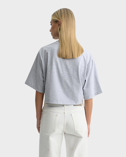 Szary t-shirt z wiązaniem Nela - Image #2