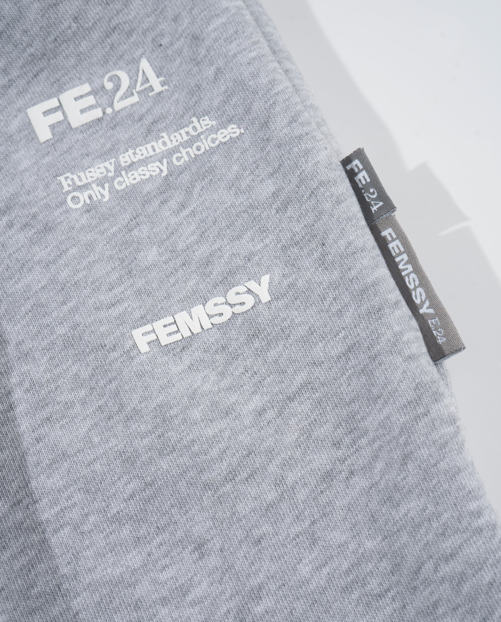 Szare spodnie dresowe Flow - Image #5