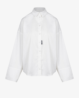 Biała koszula z napisem na plecach Clara - Image #3