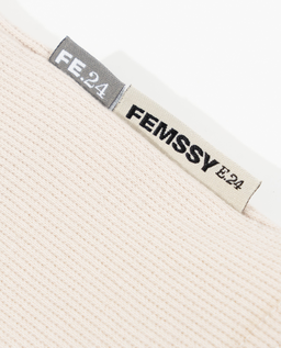 Beżowy top o krótkim kroju Midline - Image #7