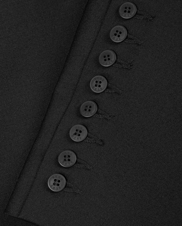 Czarna marynarka o krótkim kroju - Image #4