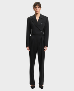 Czarne spodnie z wysokim stanem - Image #2