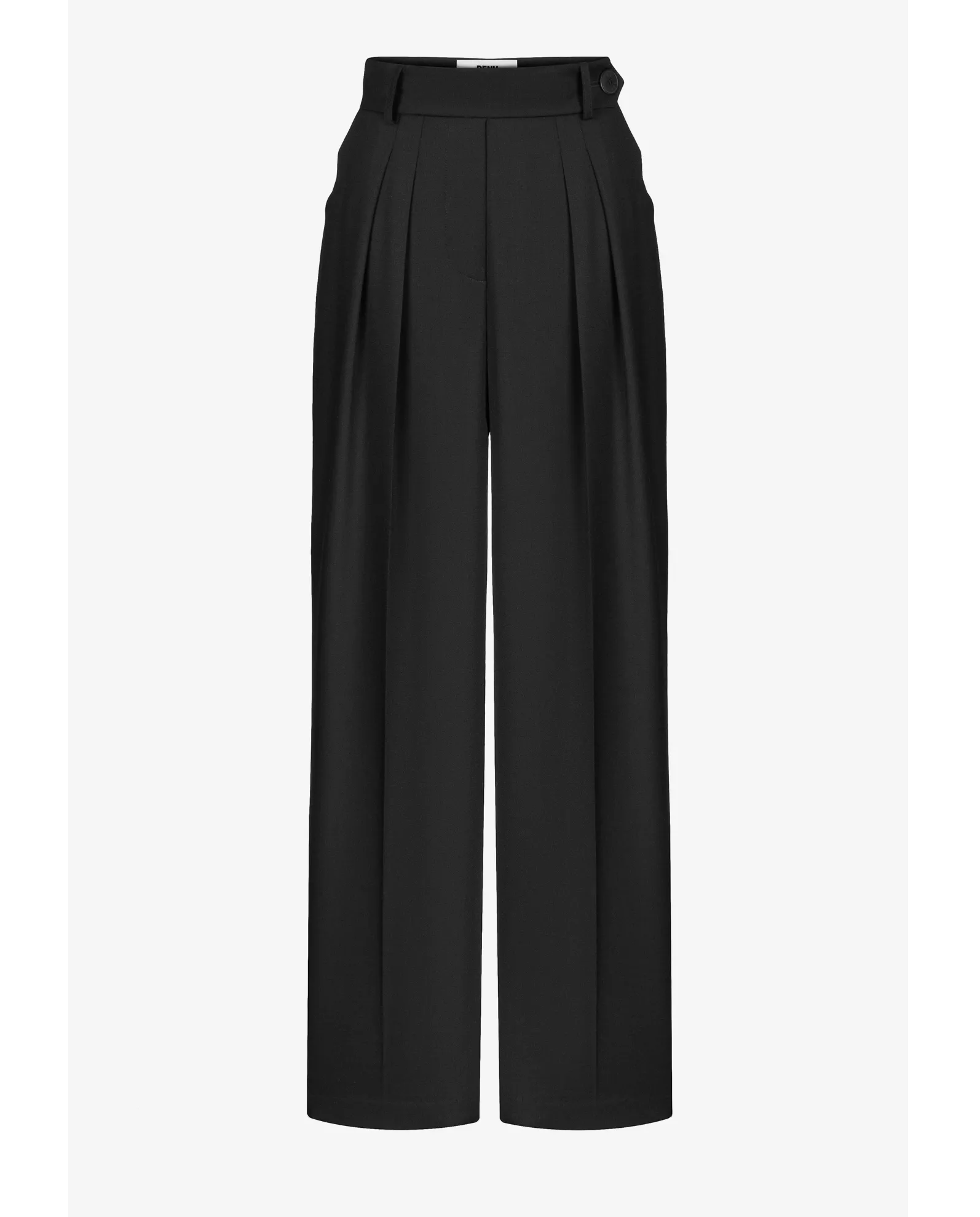 Czarne spodnie z wysokim stanem - Image #1