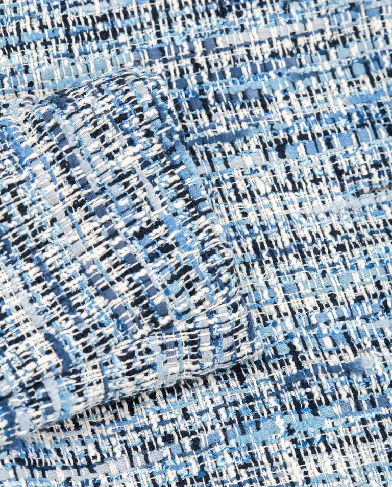 Tweedowa marynarka ze złotymi guzikami - Image #4