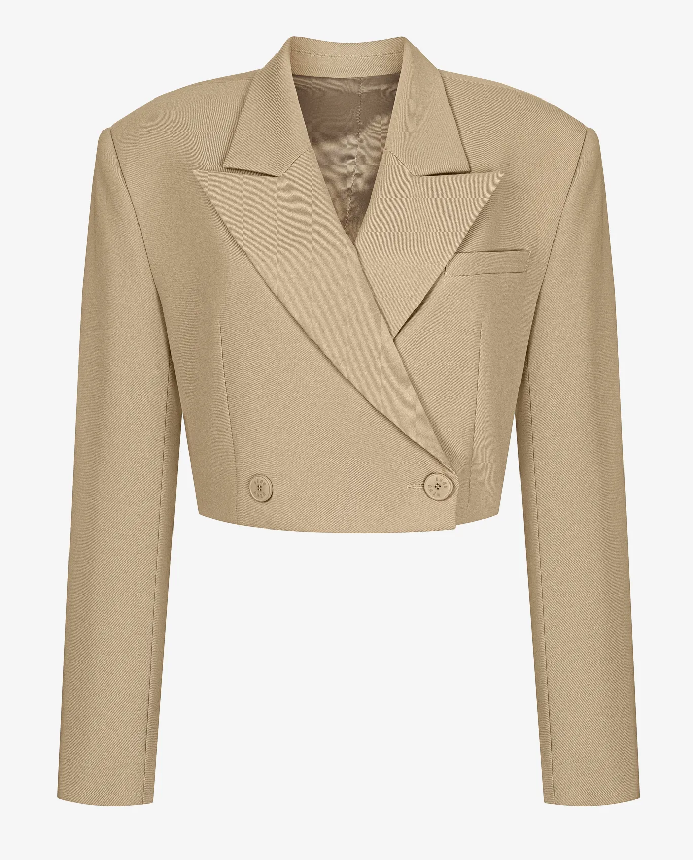 Krótka karmelowa marynarka - Image #2