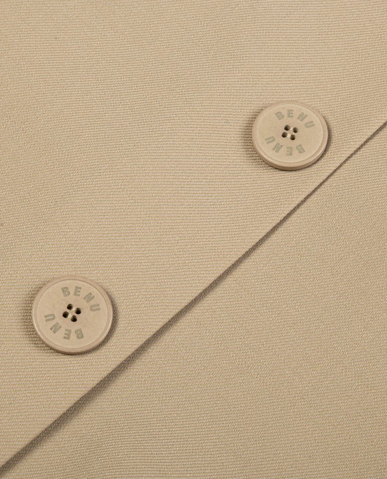 Krótka karmelowa marynarka - Image #4