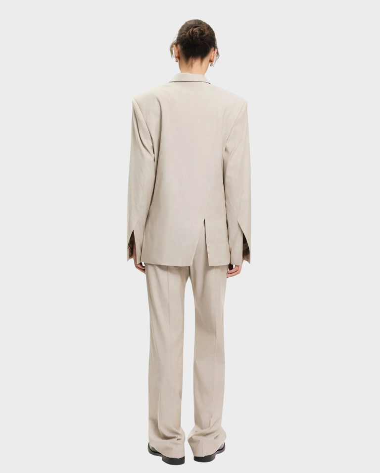 Eleganckie beżowe spodnie - Image #2