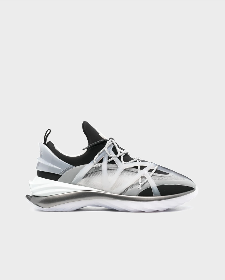 Czarno białe sneakersy