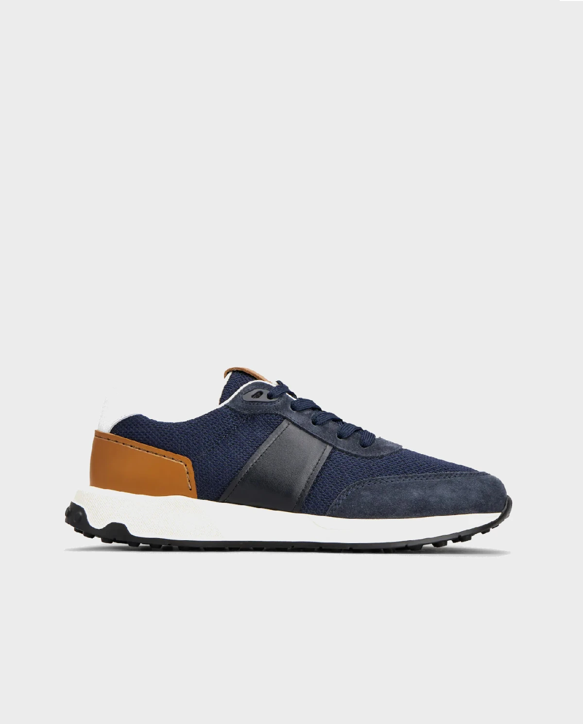 Gratanowe sneakersy ze skóry - Image #0