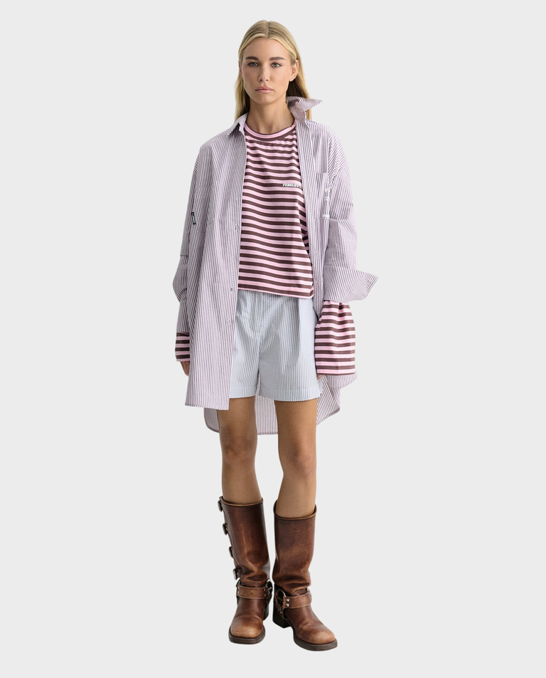 Długa koszula w paski Violet