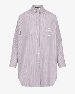 Długa koszula w paski Violet - Image #3